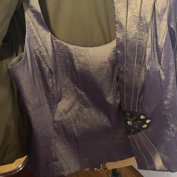 2 PIECE SHIRT AND JACKET SIZE 6 PETITE - Picture 2 of 3